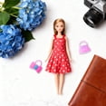 thumbnail image 5 of Clearance! 32 Barbi Doll Accessories=10 Pcs Doll Clothes Dress+4 Glasses+6 Necklace+2 Handbag+10 Pairs Shoes For Barbie Doll, 5 of 5