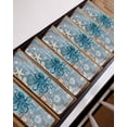 thumbnail image 7 of Stair Treads for Wooden Steps, Blue Octopus Coastal Peel and Stick Stair Treads with Adhesive, Summer Beach Ocean Starfish Coral Non Slip Indoor Stairs Runner Rugs Mats for Elders Dogs 8"x30"10PCS, 7 of 7