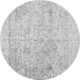 thumbnail image 1 of Ahgly Company Indoor Round Abstract Gray Contemporary Area Rugs, 8' Round, 1 of 1