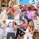 thumbnail image 4 of BONAOK Micrófono de karaoke inalámbrico Bluetooth con luces LED, micrófono portátil 4 en 1 con altavoz, reproductor de karaoke para cantar, juguetes de fiesta en casa, regalo de cumpleaños para niños,, 4 of 4