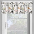 thumbnail image 4 of Ambesonne Nature Valance & Curtain, Squirrel Trees Woodland, 55"x30", Multicolor, 4 of 7