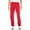 RED, variant on The Gildan Adult Heavy Blend 8 oz Open-Bottom Sweatpants with Pockets - CHARCOAL - L