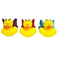 thumbnail image 3 of Butterfly Green, Blue, Red & Purple Novelty Rubber Ducks (12 Pack) Quirky & Fun Carnival Game PRIZES. Bath Tub Toys and Jeep Duck Ducking., 3 of 6