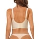 thumbnail image 3 of SOSTEN CHIC para Mujeres, Sostenes Minimizer sin Aros, con Espalda en U, Tirantes Ajustables, Encaje, con Almohadillas, Cobertura Completa, Talla C 36, Color Beige, 3 of 4