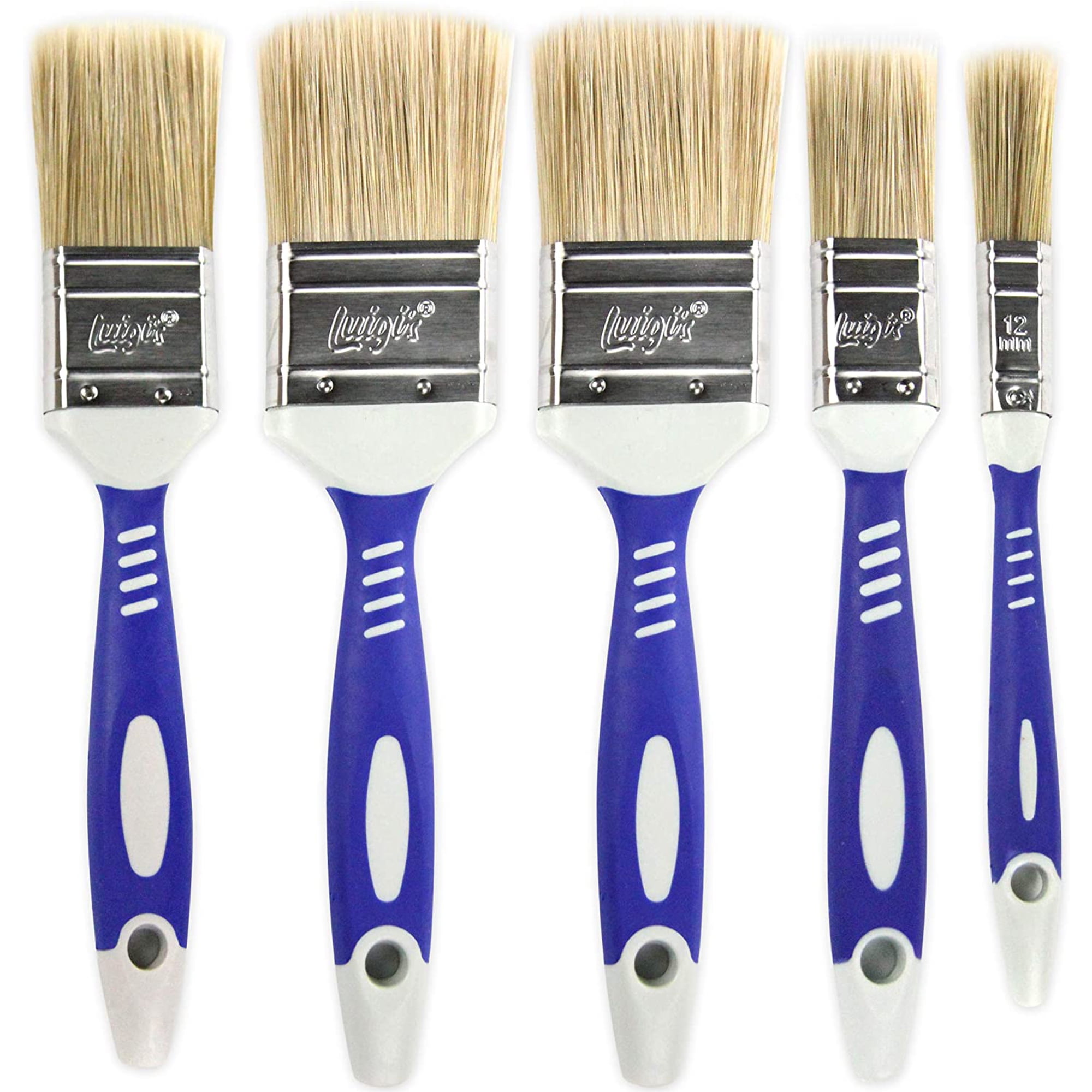 Luigi’s Paint Brushes for Painting Walls, Furnitures, & More with Nylon