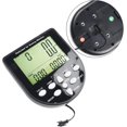thumbnail image 2 of HomeVortex Sports Performance Rowing Machine Monitor Digital Counter LCD Display Electronic Distance Time Calorie Speed For Water Resistance Rower, 2 of 5