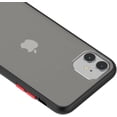 thumbnail image 2 of Case for iPhone 11 Thin Shockproof Phone Case PC Back TPU Bumper [Protect from Fingerprint/Shock/Scratch/Slip] Translucent Matte Phone Cover for iPhone 11-Red, 2 of 8