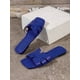 thumbnail image 4 of Women Snakeskin Embossed Braided Detail Flat Sandals, Elegant Summer Slide Sandals, 4 of 4