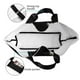 thumbnail image 4 of Balery Japanese White Crane Bolsa Tote Estilo Estético con Cremalleras, Bolsa de Hombro, Bolsa de Compras Grande y Plegable, 4 of 8