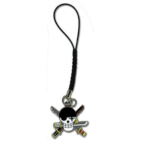 Cell Phone Charm - One Piece - New Zoro Jolly Roger Anime Licensed ge17096
