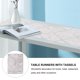 thumbnail image 5 of Camino de mesa Retro con borlas, tiras de diamantes de imitación, mantel, decoración de mesa de comedor, 1 ud. HOMEMAXS 9841450-MX, 5 of 6