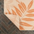 thumbnail image 6 of JONATHAN Y SANTA MONICA 5 x 8 Area Rug, Havana Tropical Palm Leaf - Cream/Orange, SMB208A-5, 6 of 10
