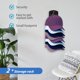thumbnail image 3 of Organizador de 2 piezas para gorras de béisbol, perchero de pared con adhesivo fuerte para hasta 24 sombreros, expositor para puerta, dormitorio y armario (negro), 3 of 8