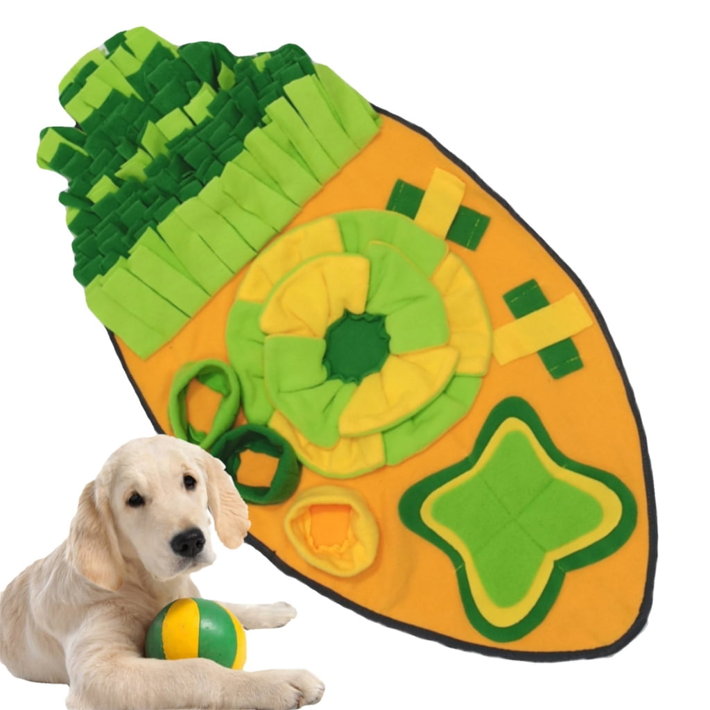 Dog Snuffle Mat Puzzle Toy Nose Smell Training Sniffing Pad Slow Feeding Bowl Food Dispenser Carpet Washable
