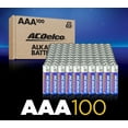 ACDelco Super Alkaline AAA Batteries, 100Count