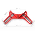 thumbnail image 2 of Queilt 90 Degree Right Angle Clamp for Woodworking, 4Pcs Corner Presses Set Adjustable Woodworking Vise Jaw, Angle Clamp for Picture Frame Wedge Carpentry Welding, 2 of 3