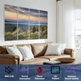 thumbnail image 3 of Rustic 8 Pack Art Acoustic Panels Sound Absorbing Scenic Blue Ridge Parkway Appalachians Smoky Mountains Decorative Soundproof Wall Panels Self Adhesive for Nursery Game Room Bedroom 48"x32", 3 of 7