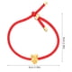 thumbnail image 3 of KAKOWELY Pulsera de Año Nuevo con Cuerda de Mano de Dragón Pulsera Roja del Año del Dragón Pulsera de Hilo Chino, 3 of 4