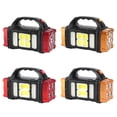 thumbnail image 3 of cámping Reflectores USB para exteriores 4 modos de fuente de luz Luces laterales COB solares Pequeño naranja JShteea El nuevo, 3 of 7