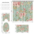 thumbnail image 1 of Bathroom Set Valentines Day Machine Washable with Rug Accessories, 1 of 6