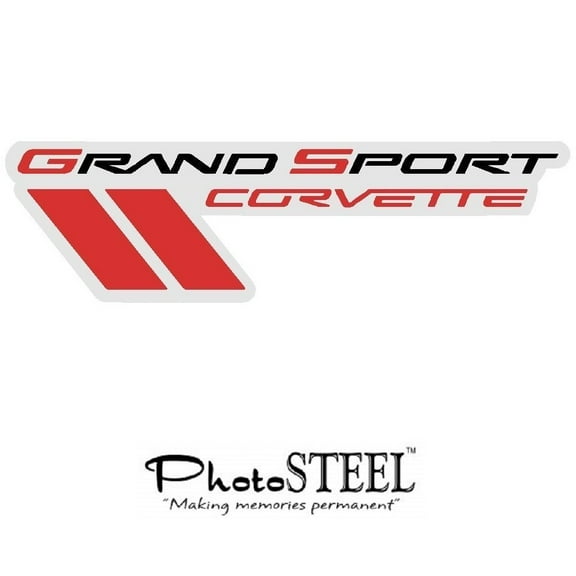 C6 Corvette Grand Sport Wall Emblem Large Metal Art 10-13 Full 35" by 10" in size GS