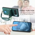 thumbnail image 4 of Feishell for Google Pixel 9 / 9 Pro, Wallet Case with Card Holder Leather Card Slots Kickstand Shockproof RFID Blocking Magnetic Clasp Protective Cover for Women Men for Google Pixel 9 / 9 Pro, Green, 4 of 12