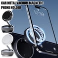 thumbnail image 2 of Car Bracket Foldable Vacuum Suction Magnetic Cell Phone Zinc Alloy Folding Support for for 360 Rotation, 2 of 8