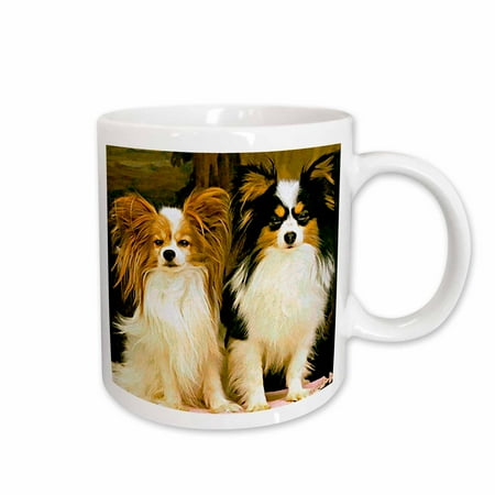 

3dRose Papillon Ceramic Mug 15-ounce