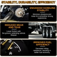 thumbnail image 4 of 2 Sets Trailer Hub kit 5 Bolt 4.5", Trailer Axle Kit for 3500 lbs 5 Lug Trailer Hub Fit 1-1/16'' to 1-3/8" Spindle Boat Trailer, with L44649 L68149 Bearing Kits, Dust Cap and Rubber Plug, 4 of 7