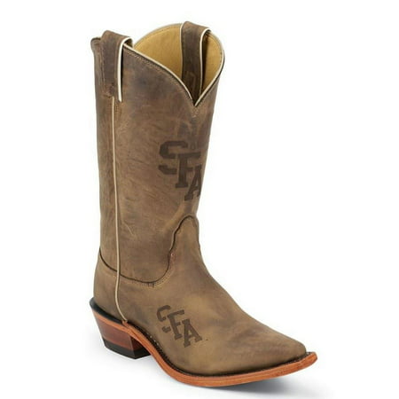 Nocona LDSFA11 Womens Stephen F. Austin Brown Cowhide Branded College (Best Boots In Austin)