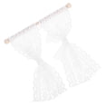 thumbnail image 2 of Shisuyan Rideau en Dentelle Miniature Mini Maison Rideau de Fenêtre Petite Maison Accessoire Décoratif, 2 of 8
