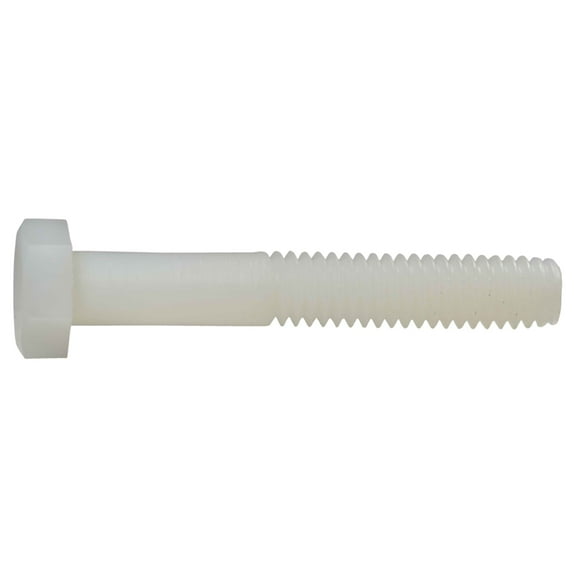 5/16"-18 x 2" Nylon Plastic Coarse Thread Hex Cap Screws CSHN-055 (8 pcs.)