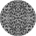 thumbnail image 1 of Ahgly Company Machine Washable Indoor Round Transitional Black Area Rugs, 3' Round, 1 of 7