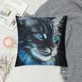 thumbnail image 2 of Orinice Cute Cat Graphic Decorative Throw Pillow Cover for Home Couch Living Room Sofa - High-Quality Pillowcase 1PC 12x12in, 2 of 5
