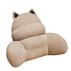 thumbnail image 1 of Cojín para respaldo de silla con brazos, almohada de cintura para cama, cómodo cojín de respaldo de felpa para dormitorio, sofá, oficina, lectura Gris perfecl almohada de lectura, 1 of 8