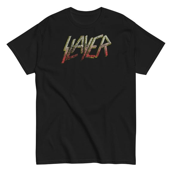 Slayer - Gradient Logo Unisex T-Shirt - Black - Small