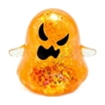 thumbnail image 2 of FufuCrick Ghost Squishy, Glow in the Dark Ghost Fidget Toys 3.35x2.56x2.76 Inch Halloween Stress Balls for Halloween Decor, Sensory Tools for Halloween Party Favors Orange, 2 of 8