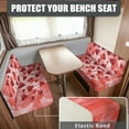 thumbnail image 2 of Yuyamidu Red Heart RV Dinette Cushion Covers Booth Set Valentine's Day RV Couch Cushion Cover Camper Cushion Slipcover 2 Pcs Comfortable Furniture Protector for RV Car Bench, 2 of 7