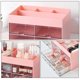 thumbnail image 3 of BESTYASH Organizador De Escritorio Rosa Con Cajones En Plástico Multiusos Para Oficina Y Cosméticos, 3 of 6