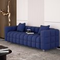 thumbnail image 4 of Couches for Living Room 80 inch,Granular fleece fabric Modern Love Seats Sofa, Upholstered 3-Seater Loveseat w/Armrest for Bedroom, Apartment, Home Office, 4 of 8