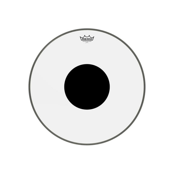 REMO 20" BLACK DOT Bass Clear