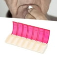 thumbnail image 1 of Pills Case, Buckle Sealing Separate Compartment Weekly Pills Organizer Safe Eco Friendly  for Home Travel for Cod Liver Oil, 1 of 8
