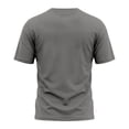 thumbnail image 4 of Hearthz Mens Henley Shirts 3 Button Mens Short Sleeve Shirt Basic Breathable Moisture Wicking Mens Athletic Shirts Dark Gray XXXL, 4 of 7