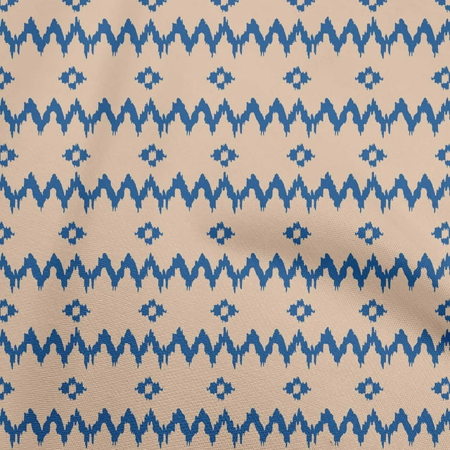 oneOone Polyester Spandex Tan Fabric Abstract Dress Material Fabric Print Fabric By The Yard 56 Inch Wide