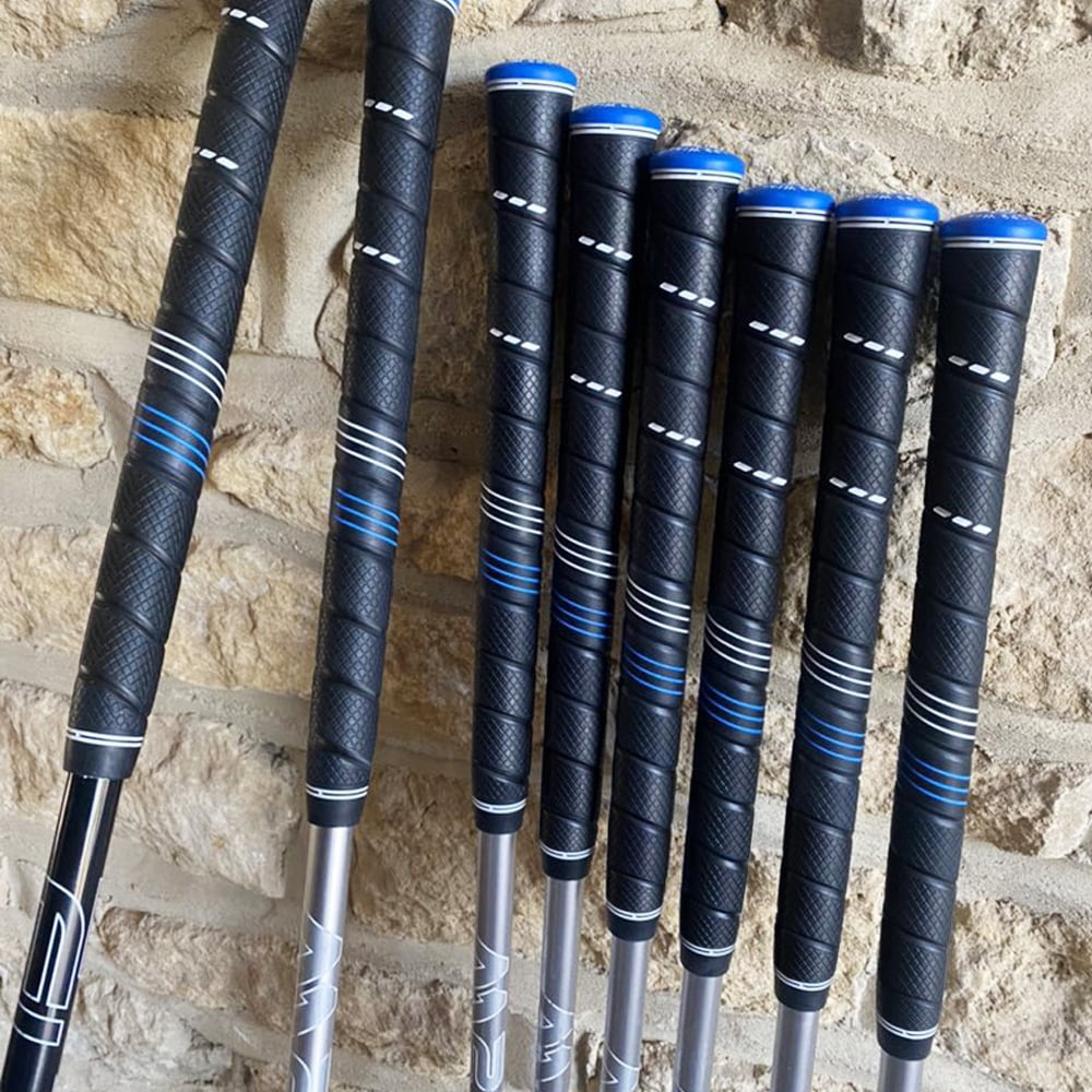 13Pcs CP2 Wrap Golf Club Grip Tacky Feel Blue Midsize Rubber 60R Unbranded