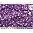 thumbnail image 2 of Soimoi Rayonne Tissu Feuilles & Floral Bloc Impression Couture Tissu Yard 42 Pouces de Large, 2 of 3