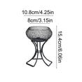 thumbnail image 3 of Gallickan Black Wrought Iron Lantern Candle Holder Romantic Candle Stand for Home Decor Ambiance Tabletop Accents, 3 of 6