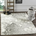 thumbnail image 2 of SAFAVIEH Adirondack Hortense Floral Area Rug, Silver/Ivory, 3' x 3' Square, 2 of 5