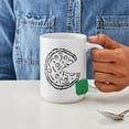 thumbnail image 4 of CafePress - Pizza Large Mug - 15 oz Ceramic Large White Nolvety Mug, 4 of 6