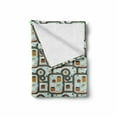 thumbnail image 2 of Car Race Track Soft Flannel Fleece Throw Blanket, Cartoon Design Road Activity Circles Hot-Air Balloon Aeroplane Nursery, Cozy Plush for Indoor and Outdoor Use, 70" x 90", Multicolor, by Ambesonne, 2 of 6